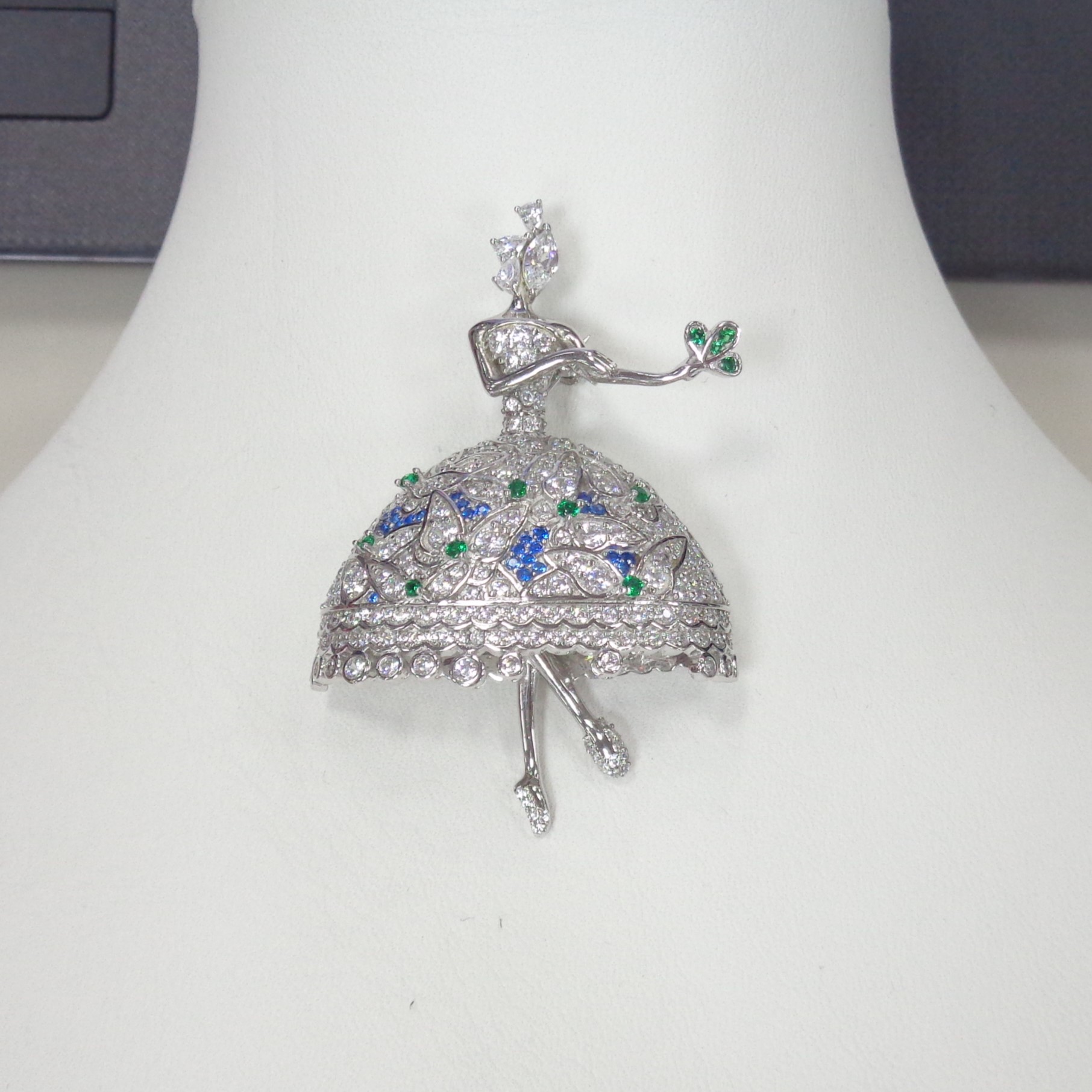 10229-000028 Брошь (Ag 925)